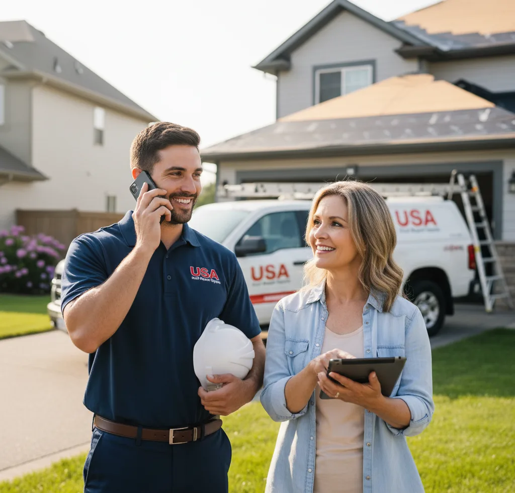 USA Roof Repair Experts customer support in French Settlement